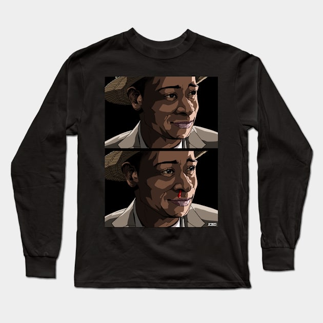 Get Out "Snapshot" Andre/Logan portrait (digital) Long Sleeve T-Shirt by StagArtStudios